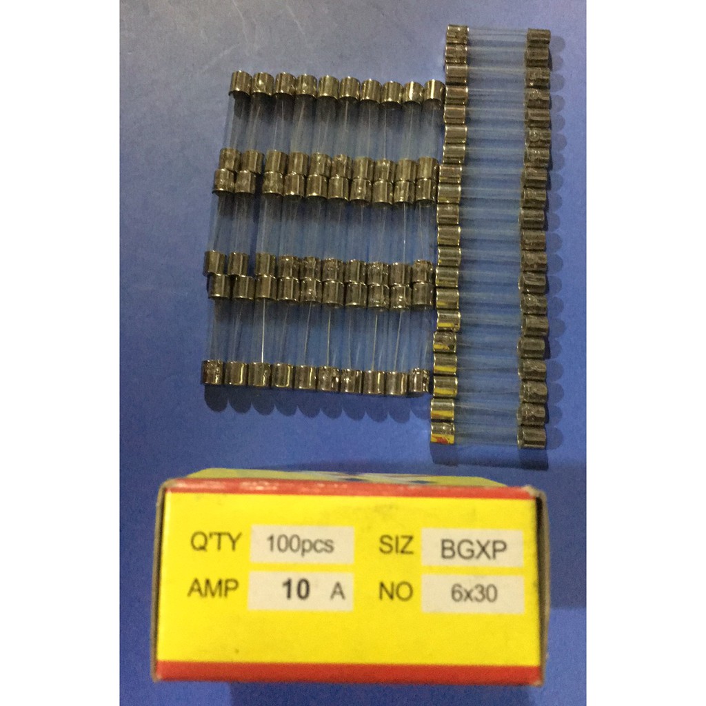 Cầu Chì Ống Thủy Tinh 6x30mm 250V - 10A