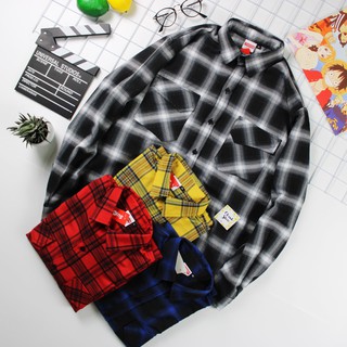 Áo sơ mi nam dài tay - Flannel kẻ caro - Ảnh thật