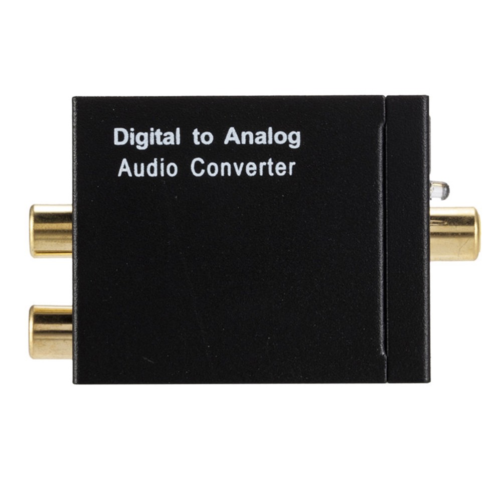 3.5mm Optical Coaxial Toslink Digital to Analog RCA R/L Audio Converter Adapter