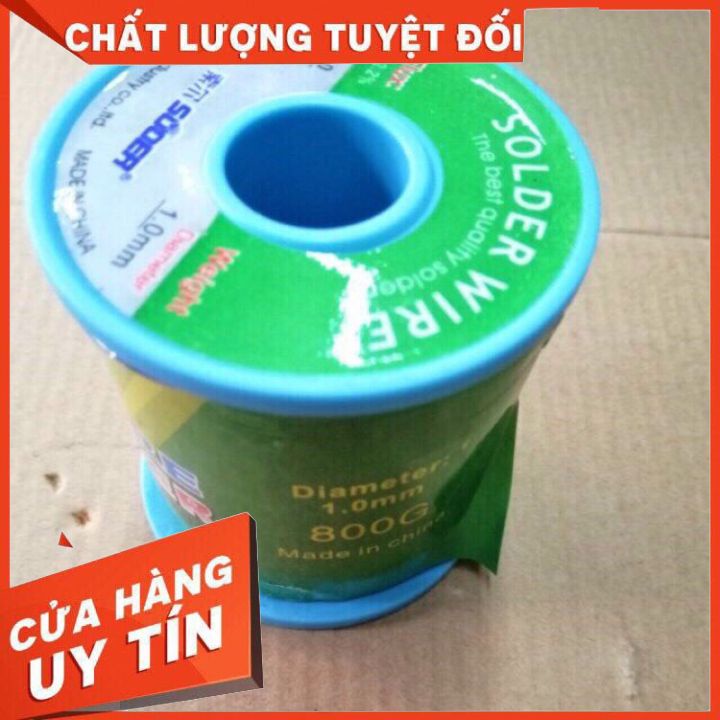 Thiếc Hàn Solder Wire Trọng Lượng 800g size 10mm,Thiếc Hàn 1 ly