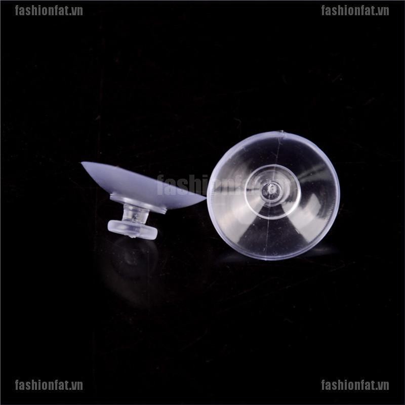 [Iron] 50Pcs New Clear Transparent Hanger Room Kitchen Bathroom Suction Cup Sucker 20mm [VN]