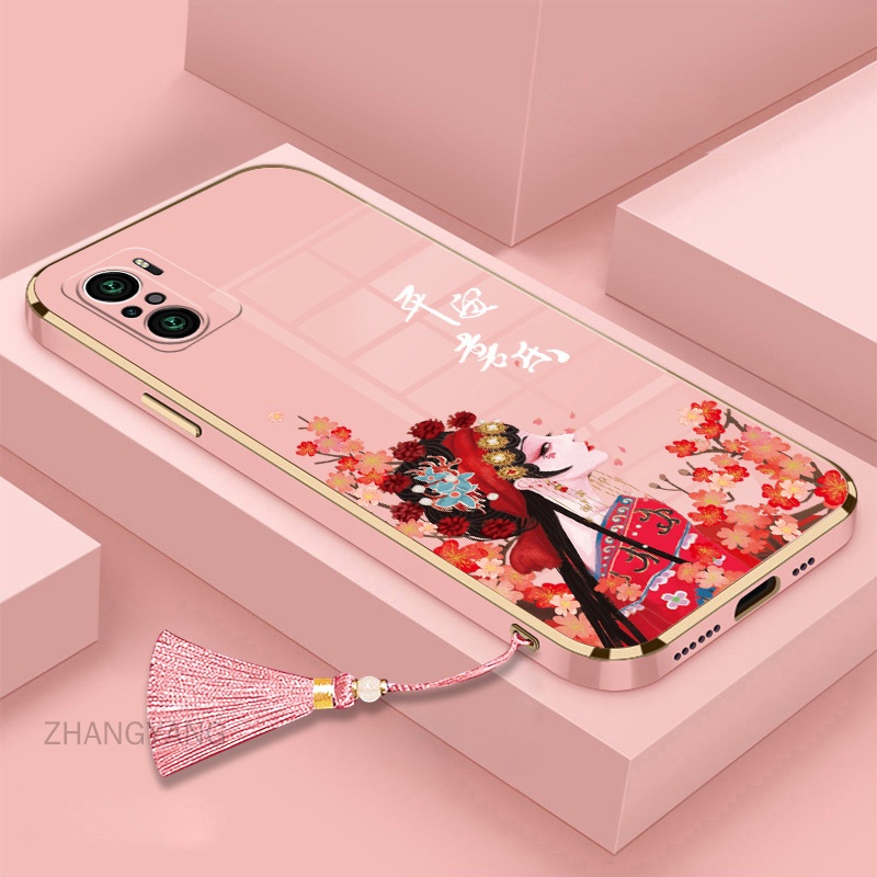 Ốp Điện Thoại TPU Silicon Mềm Viền Thẳng Có Dây Đeo Cho Redmi note 10 note 10 pro