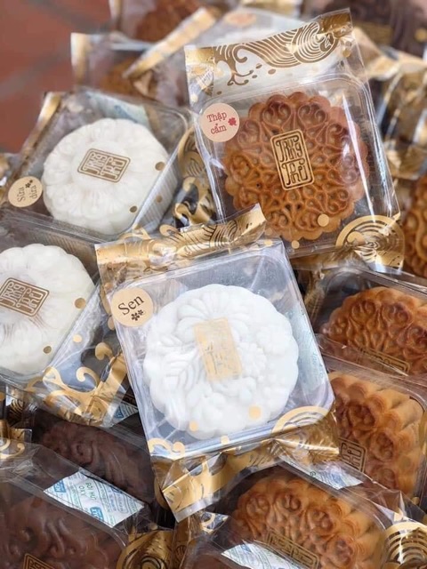 100 túi đựng bánh trung thu 150-200g  (không kèm khay)