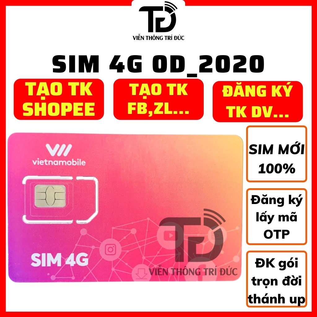 Thánh Sim 4G Vietnamobile Siêu Thánh Up & Trọn Đời Có 6Gb/Ngày - Gọi Miễn Phí - Không Giới Hạn Dung Lượng-Giá Siêu Rẻ