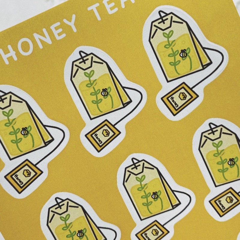 Tea bag stickers - sticker túi trà