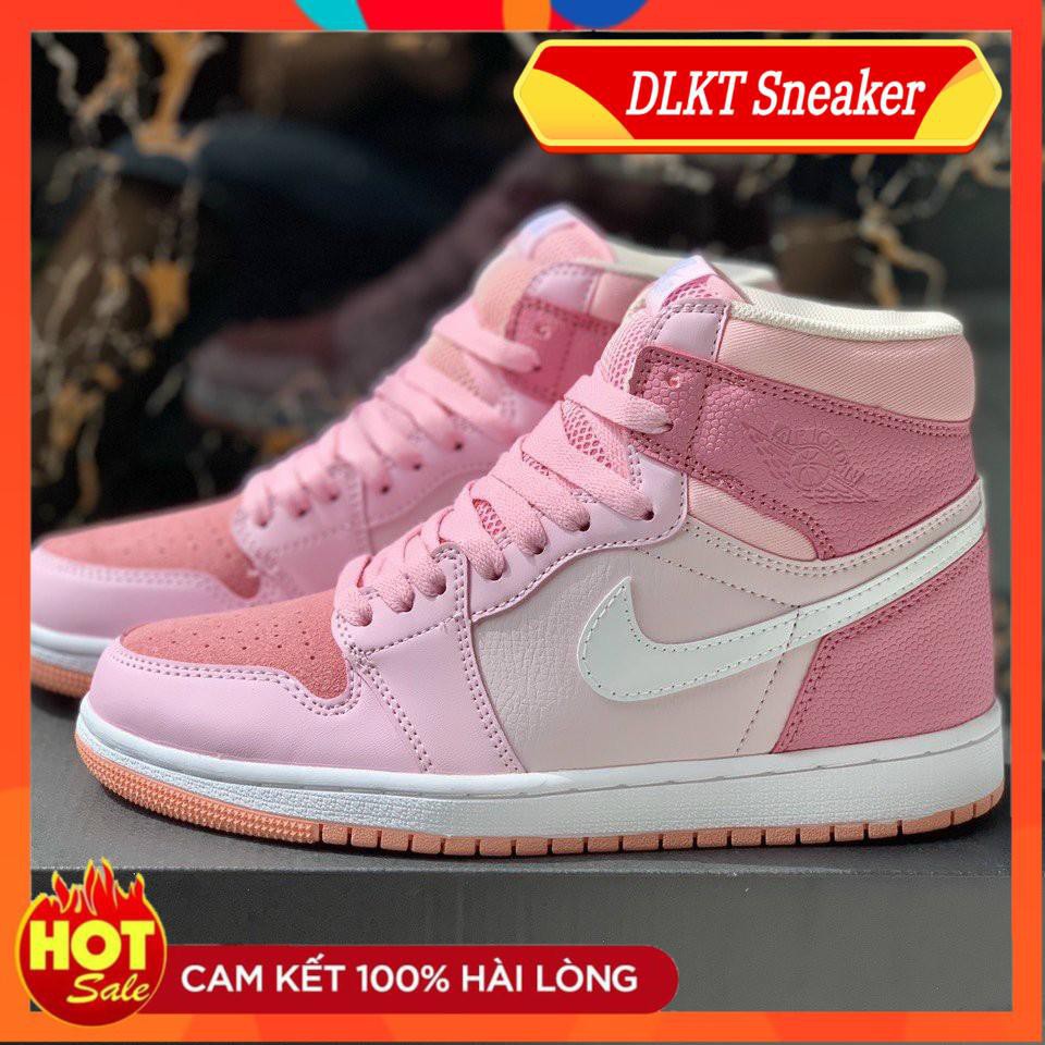 {🆂🅰🅻🅴 🅻Ớ🅽} Giày 𝐉𝐨𝐫𝐝𝐚𝐧 1 hight hồng phấn hàng cao cấp một một ️ FREESHIP ️ giày sneaker jd1 nam nữ