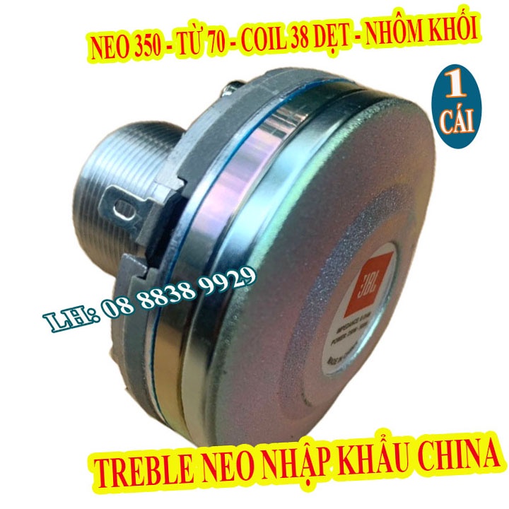 CỦ TREBLE NEO JB COIL 38 DÂY NHÔM DẸT TỪ 70 REN XOÁY CAO CẤP - LOA TREBLE 350 - GIÁ 1 LOA