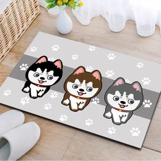 Thảm chùi chân lông mịn B&Q 40x60cm