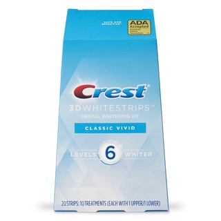 Miếng dán trắng răng Crest 3D Whitestrips Classic Vivid Mỹ
