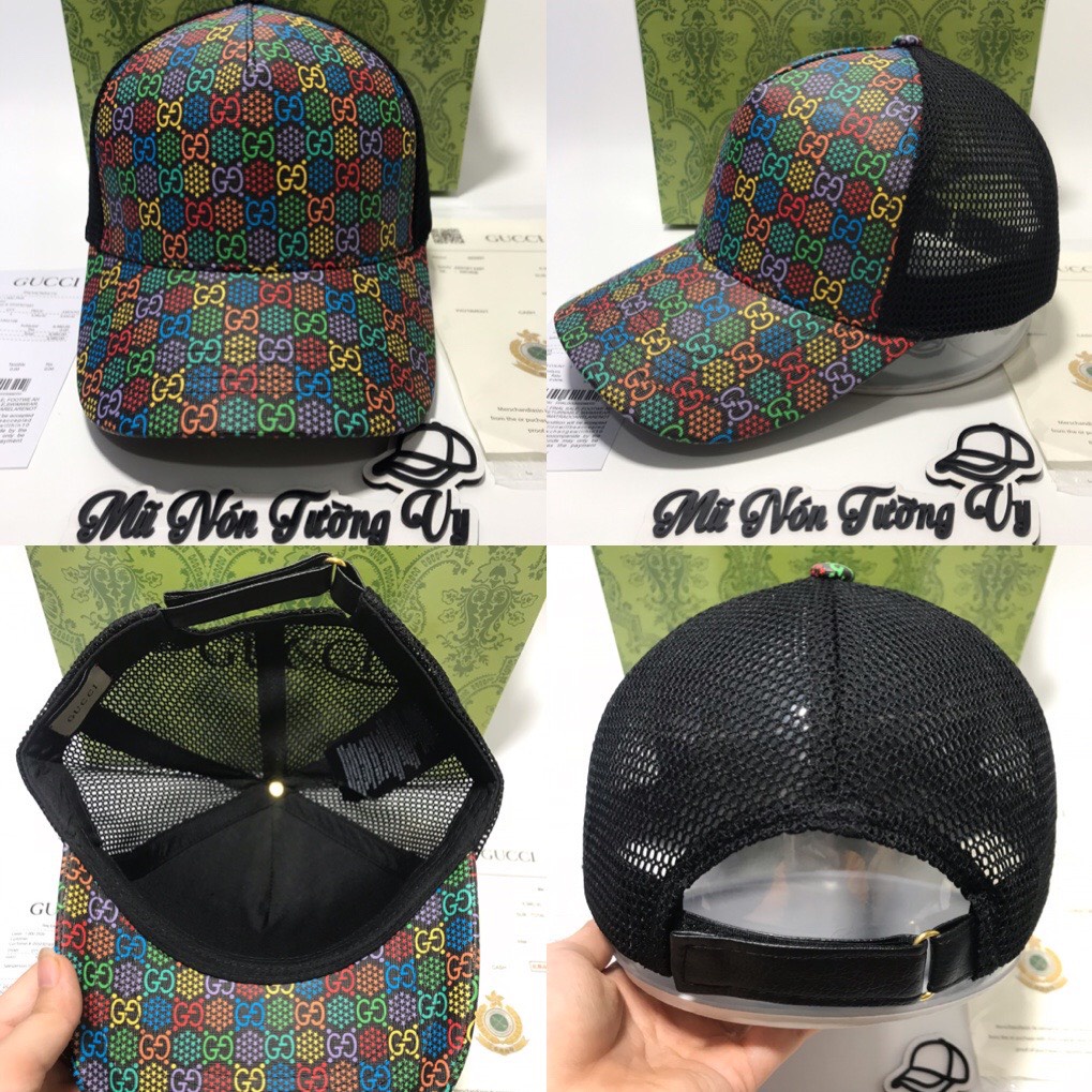 Mũ Lưỡi Trai Gucci 7 Màu Cá Tính,Độc Đáo,Nam Nữ Đội Đẹp, Full Hộp.