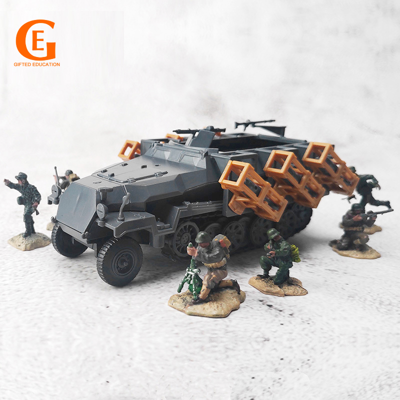 Mô hình xe tăng tự lắp ráp 4D SD.KFZ.251 1/72 WW2