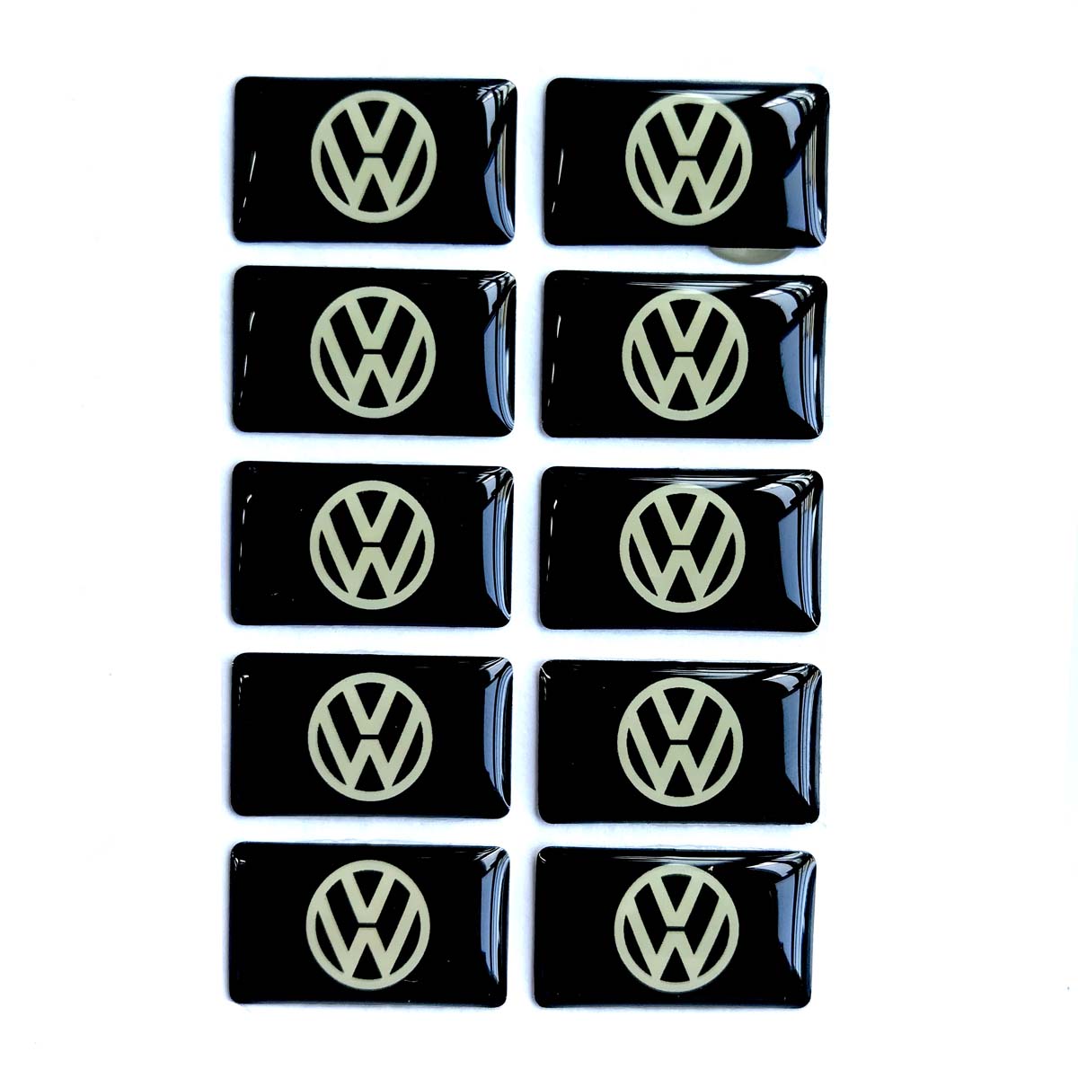 Set 10 Miếng Dán 3d Trang Trí Công Tắc Cửa Xe Ô Tô Volkswagen Passat Tiguan Polo