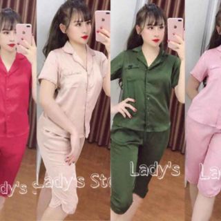 Bộ lụa ngủ viền bèo ngố hàng đẹp