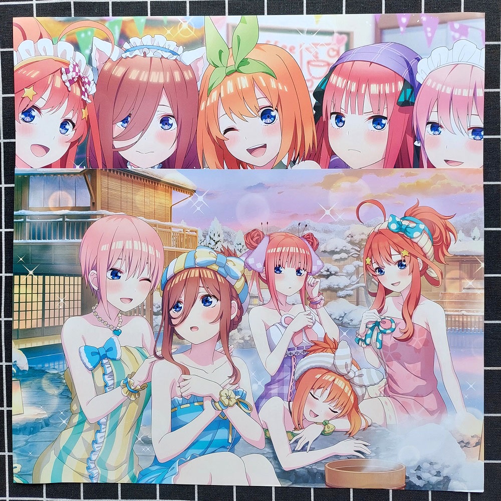 Poster Anime Gotoubun no Hanayome (8 Tờ)