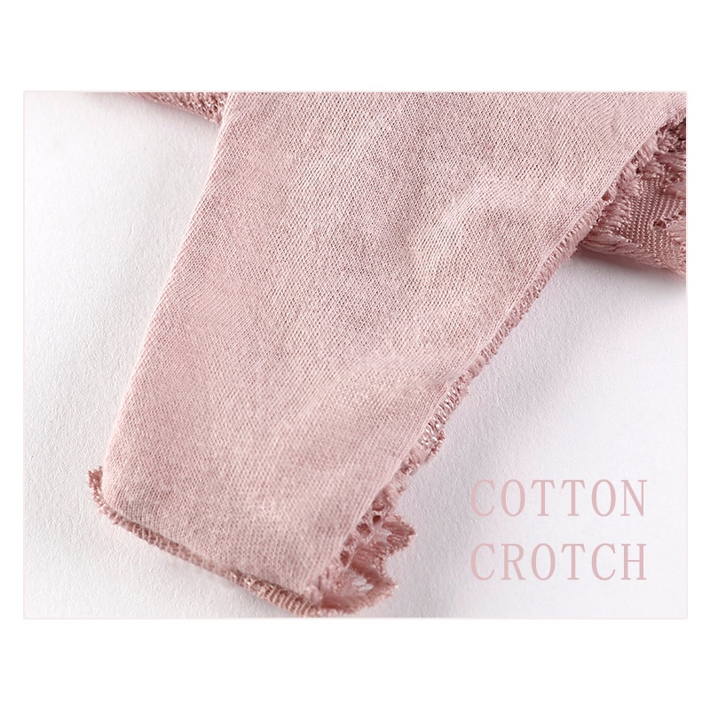 AOFEIQIKE Set 3 Quần Lót Ren Hoa Thoáng Khí Cho Nữ