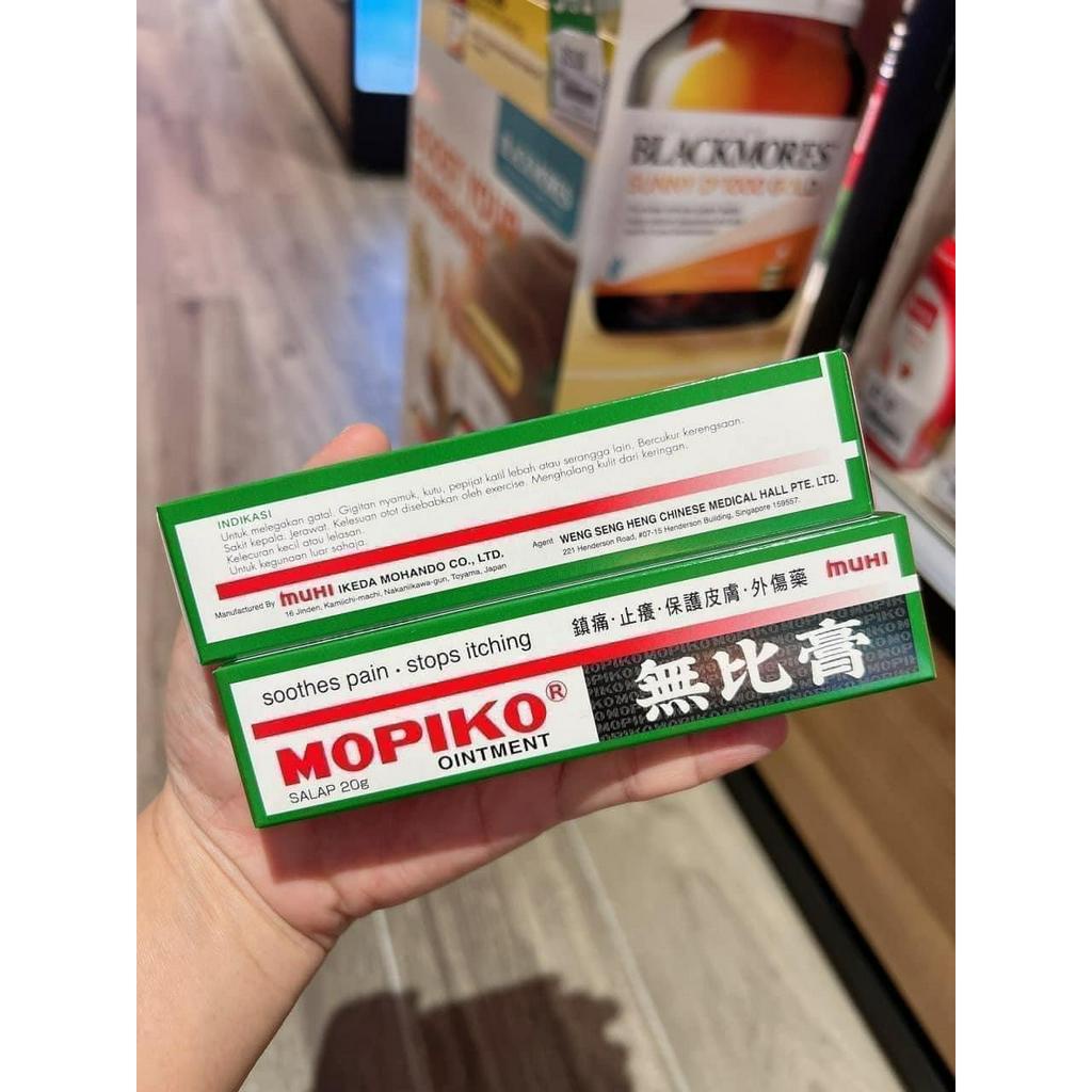 Kem Mopiko Bôi Ngoài Da Ngăn Muỗi Đốt, Côn Trùng Cắn, Giảm Ngứa, Ngừa Sẹo 20g