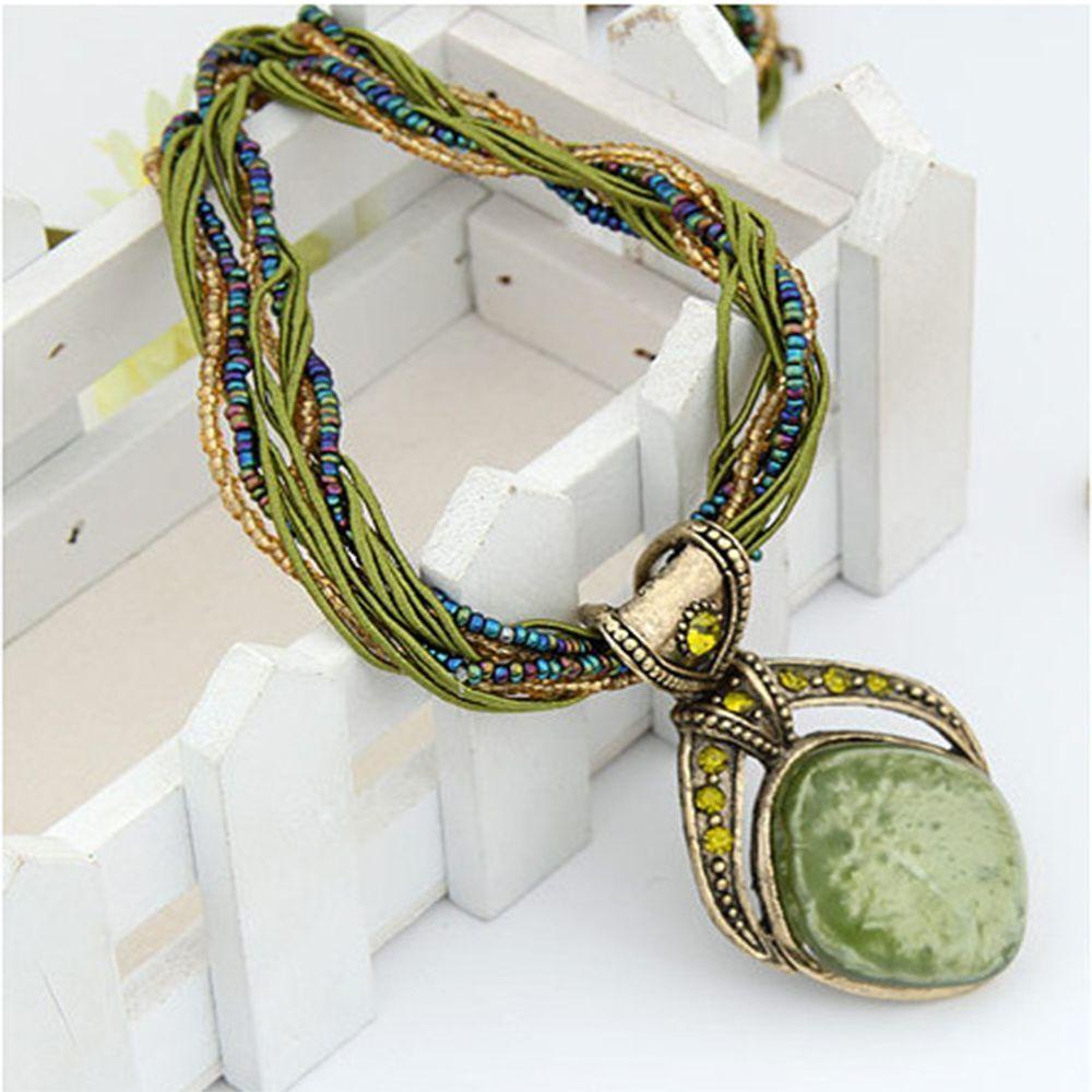 ANEMONE Dây Chuyền Nhiều Lớp Phong Cách Retro Thời Trang Cho Nữ