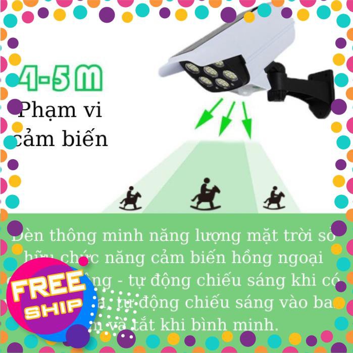 Đèn năng lượng mặt trời ngụy trang Camera chống trộm , Có điều khiển từ xa , chống nước IP68 , bảo hành chính hãng