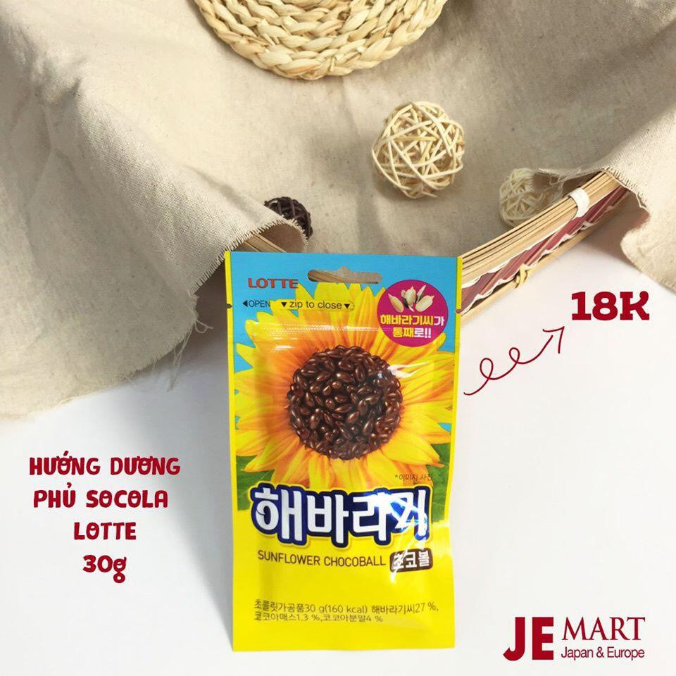 Hướng dương phủ socola Lotte