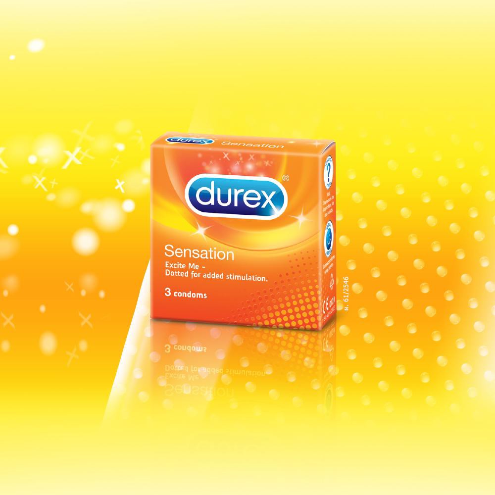 Bao Cao Su Siêu Gai Li Ti Sensation Durex (Bộ 2 Hộp) Tặng BCS 6 Bi