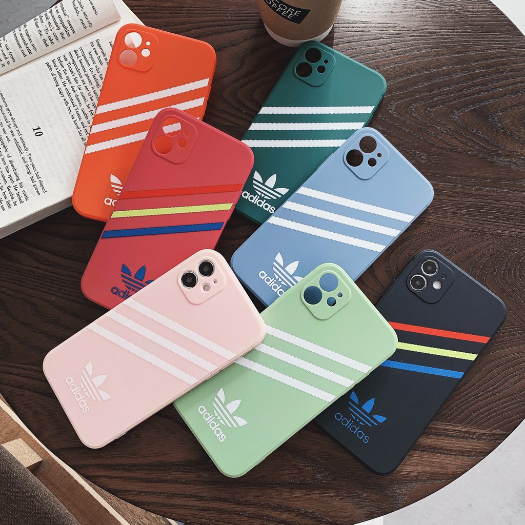 Ốp lưng IPhone cạnh vuông💕 Adidas BVC 6/6plus/6s/6splus/7/7plus/8/8plus/x/xr/xs/11/12/13/14/pro/max/plus/promax BVC826