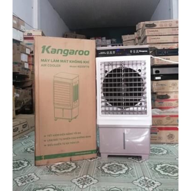 Quạt điều hoà Kangaroo KG50F79 45 lít, quạt hơi nước, máy làm mát không khí KG50F79 - Hàng trưng bày BH chính hãng
