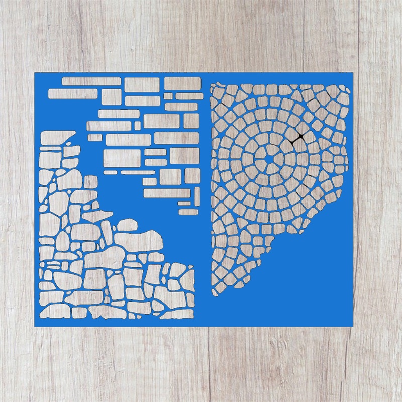 Khuôn cắt thẻ trang trí album hình học bằng kim loại