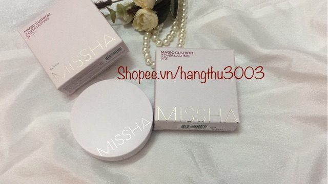 Phấn Nước Kiềm Dầu Missha Magic Cushion Cover Lasting SPF50+ | BigBuy360 - bigbuy360.vn