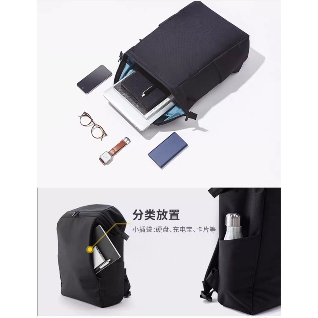 (CÓ SẴN) Balo Xiaomi 90 Point Backpack Multitasker - Đựng vừa laptop 15.6 inch - Chống nước - Chính hãng Xiaomi