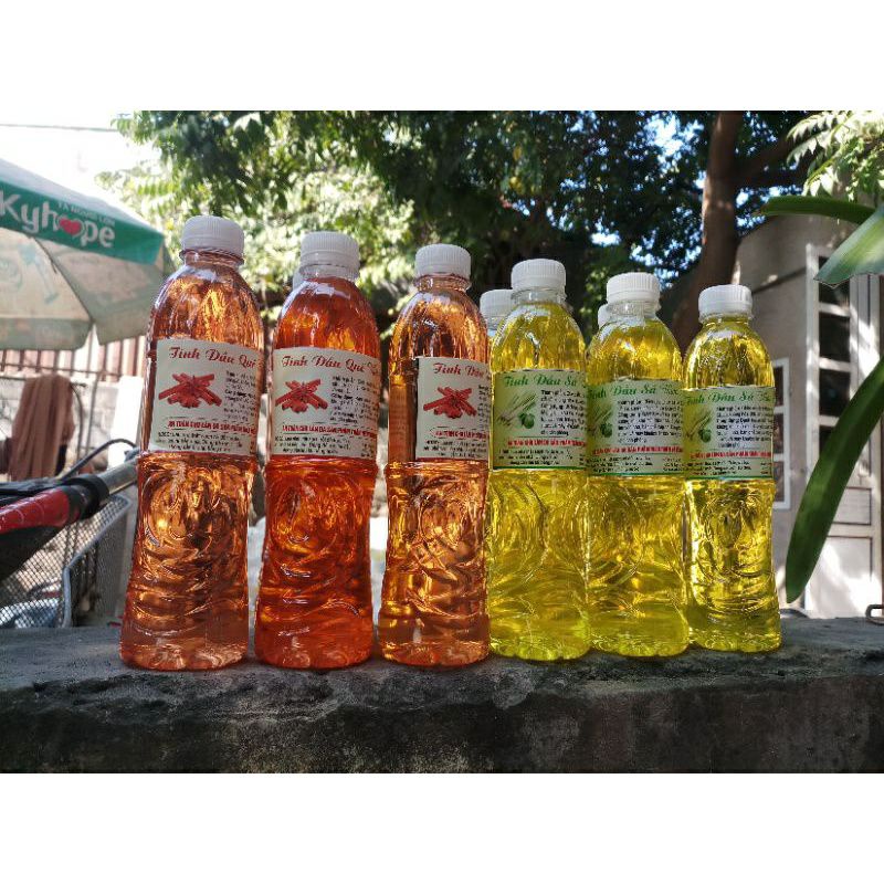 Nước cất tinh dầu sả cực thơm xua đuổi muỗi chống ẩm mốc chống côn trùng chai 500ml