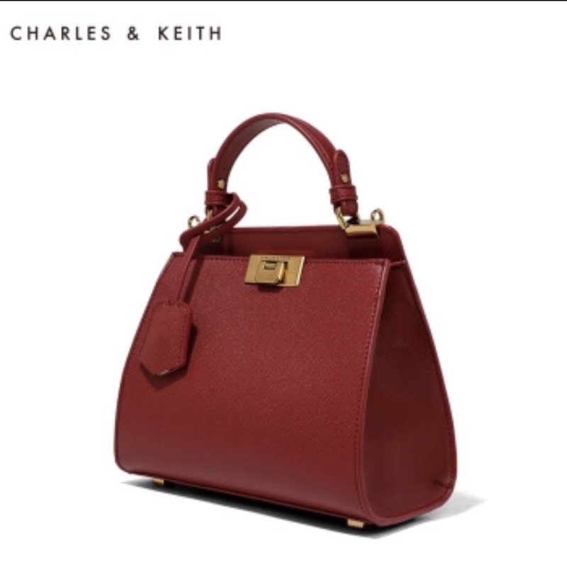 Pass túi xách Charles & Keith auth chính hãng 100% giỏ Cnk C&K thanh lý lí