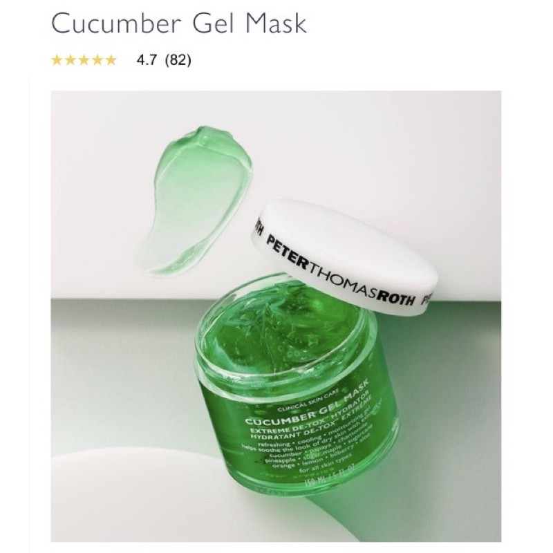 Mặt nạ dưa leo Peter Thomas Roth Cucumber Gel Mask