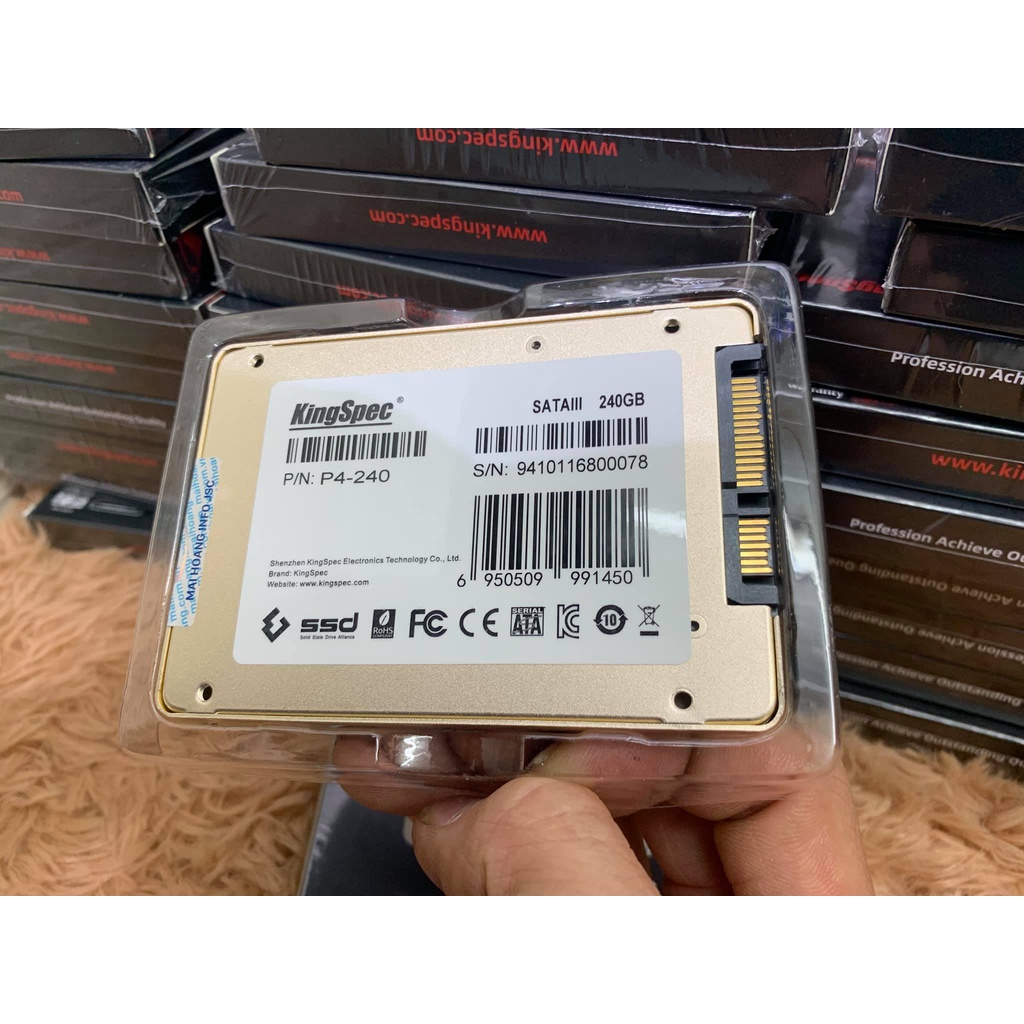 Ổ Cứng SSD Kingpec 240Gb Mai Hoàng Tặng + Kèm Win 10 + Cáp Sata | BigBuy360 - bigbuy360.vn