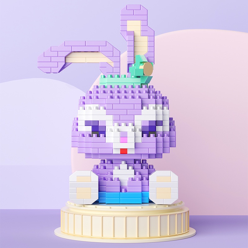 Đồ chơi lắp ráp Sluban nhân vật hoạt hình Disney Mickey Duffy Shelliemay Linabell Stellalou đáng yêu nhiều kiểu tùy chọn