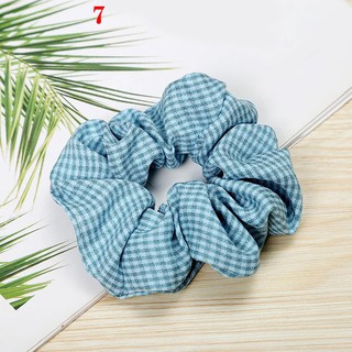 Sale 70% dây buộc tóc kẻ sọc ca rô thời trang nữ, giá gốc 20,000 đ - 6c53