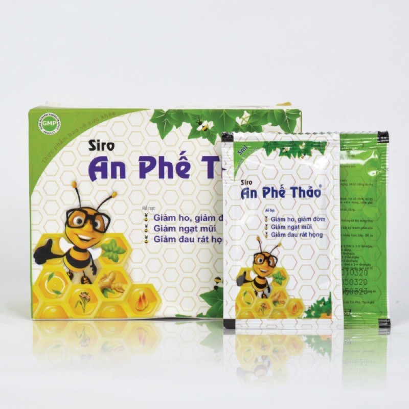 Siro ho An Phế Thảo chiết xuất từ thành phần thiên nhiên, giảm ho, long đờm, giải cảm, an toàn cho bé
