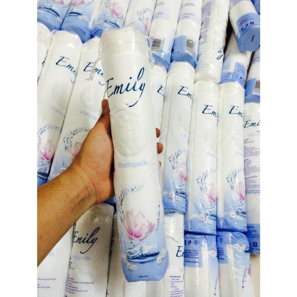 {giá sỉ} Bông Tẩy Trang Emily Đức 120 Miếng