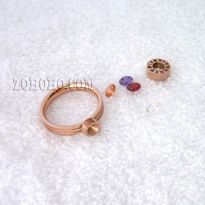 Nhẫn đổi màu đá NF833