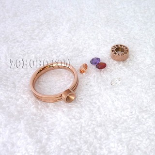 Nhẫn đổi màu đá NF833