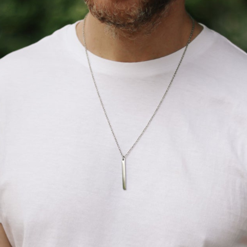 Dây chuyền RINHOO FRIENDSHIP mặt từ thép không rỉ tùy chọn kiểu thời trang cho cặp đôi