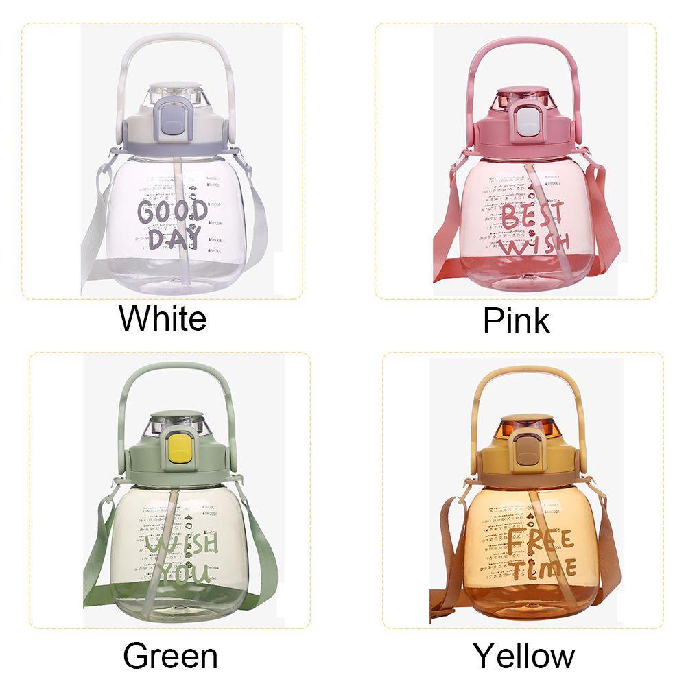 PISTA Bình Nước Thể Thao Dung Tích Lớn 1200ml Có Ống Hút Tiện Lợi