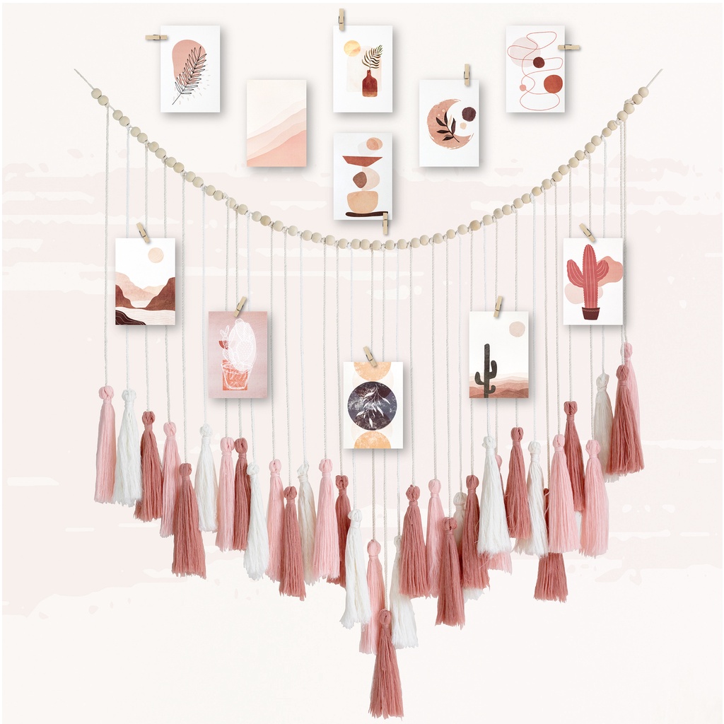 cách làm macrame treo tường