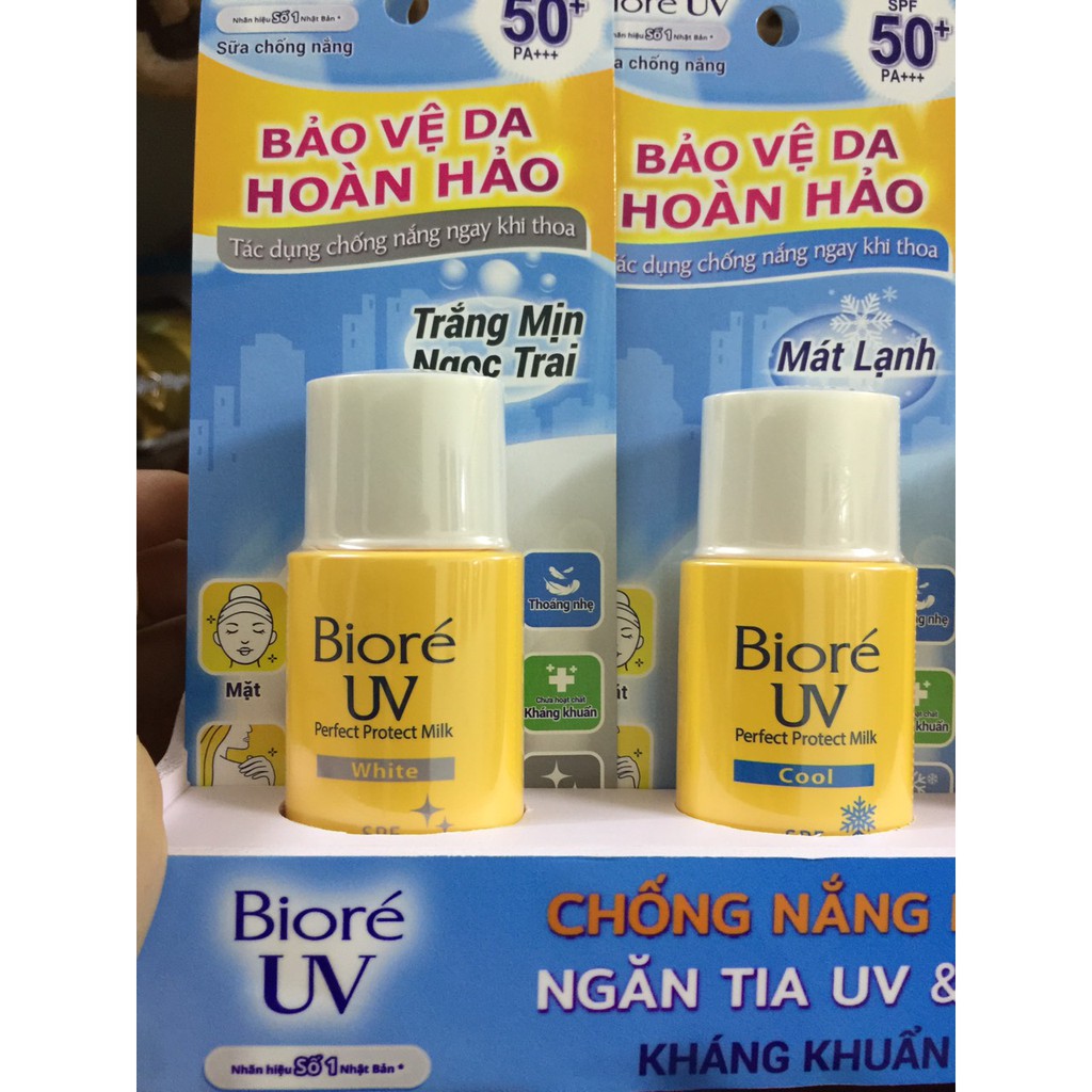 Biore Sữa Chống Nắng Bảo Vệ Da Hoàn Hảo SPF 50+ PA +++ 25ML