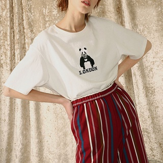 Áo Thun Nữ Tay Lỡ Unisex In Hình Gấu Panda LONDON XMISS