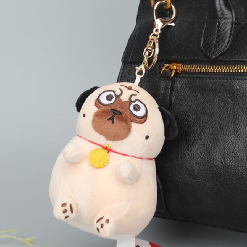 MÓC KHÓA BÔNG LỚN MÈO HOÀNG THƯỢNG NGỒI