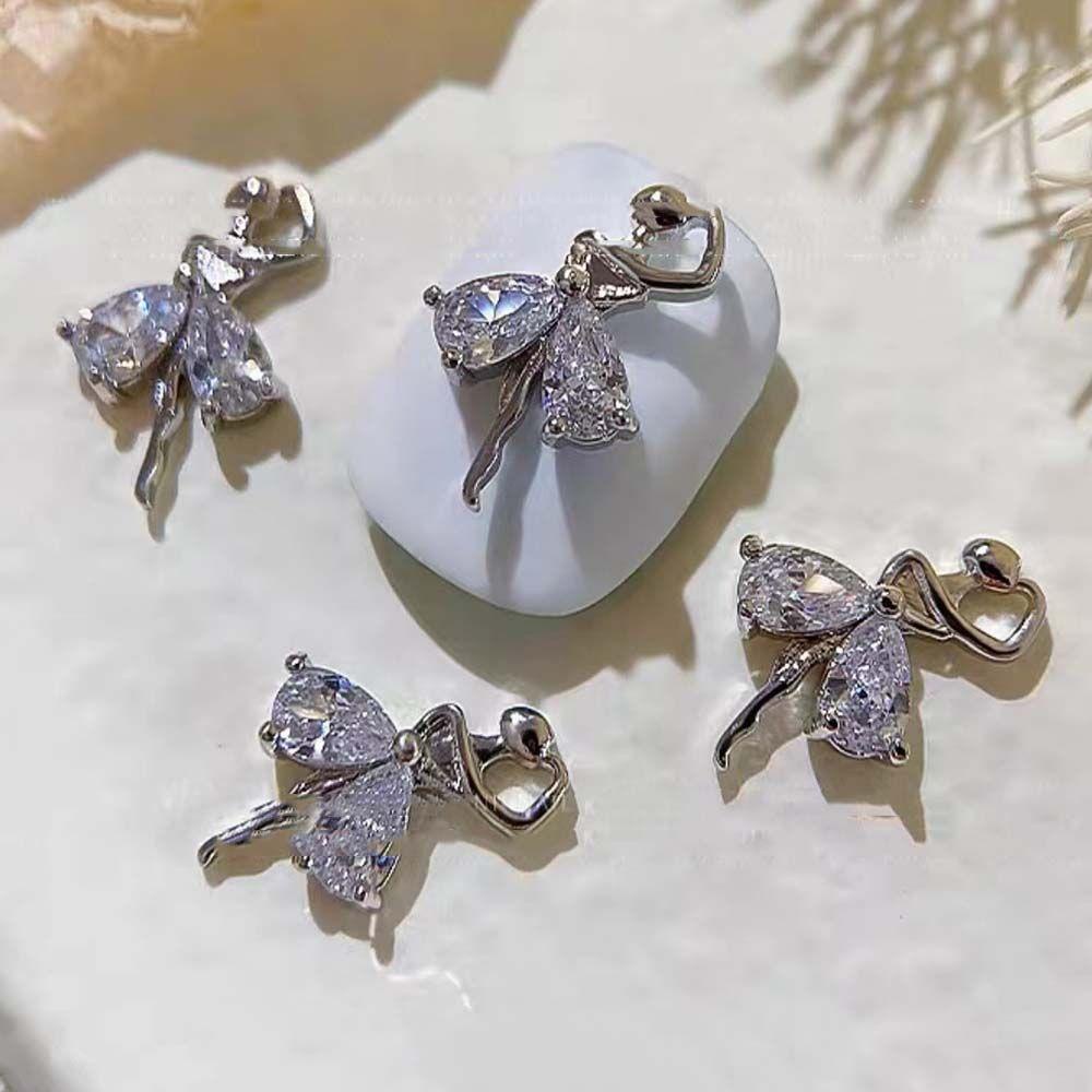 Phụ Kiện Trang Trí Móng Tay 3D Lấp Lánh Sang Trọng Phong Cách Nhật Bản|Phụ Kiện Trang Trí Móng Tay Nghệ Thuật Hình Cô Gái Múa Ba Lê Xinh Xắn