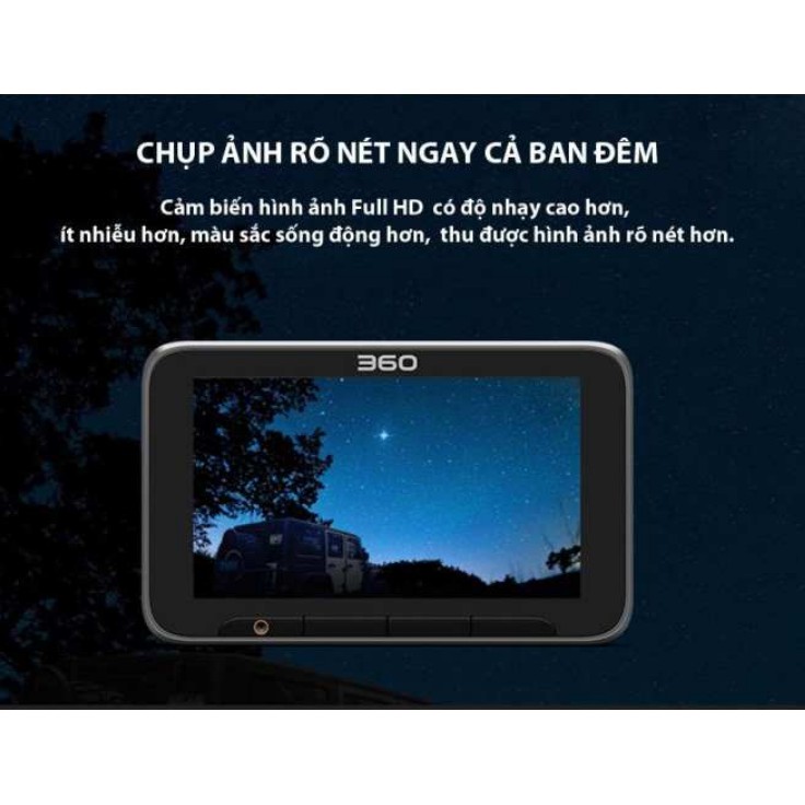 Camera hành trình Qihoo 360 J511C Full HD 1080p - Phân phối chính hãng