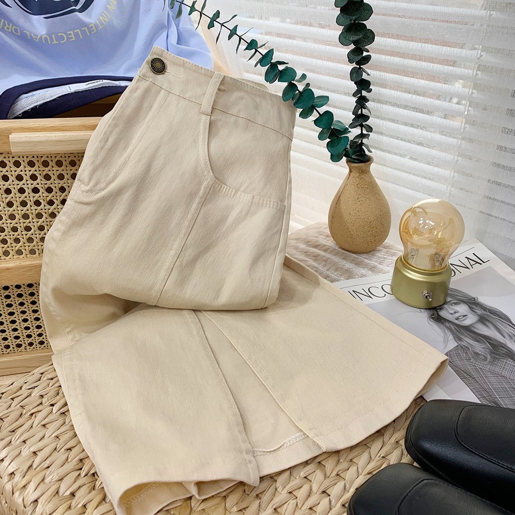 chân váy nữ sẻ tà chất kaki bazic trẻ trung xinh xắn | BigBuy360 - bigbuy360.vn