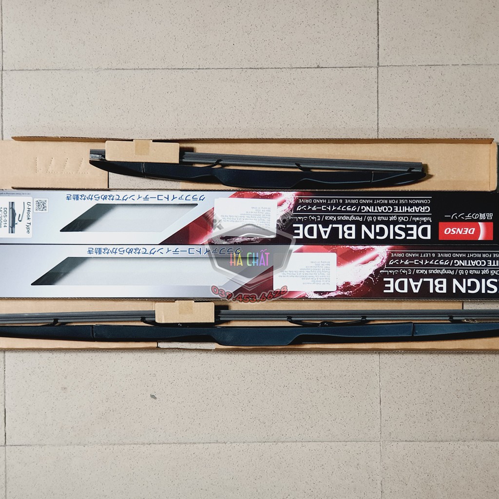 Bộ 2 Chổi Gạt Mưa Denso Mềm Cao Cấp DDS-014 & DDS-026 🎯  cho xe Toyota Altis Corolla GLI Vios E 🚗