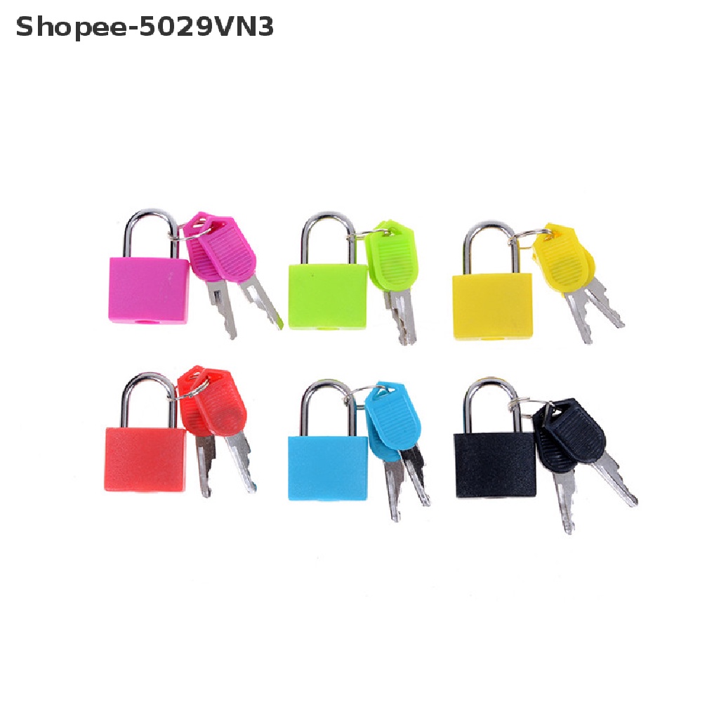 Ổ Khóa Hành Lý Mini Bằng Thép Mạnh Mẽ Kích Thước Nhỏ Gọn Kèm 2 Chìa Khóa Shopee-5029VN3